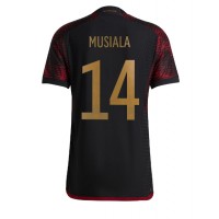Camiseta Alemania Jamal Musiala #14 Segunda Equipación Replica Mundial 2022 mangas cortas